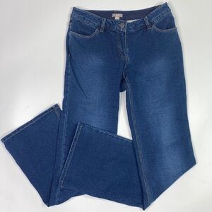J.Jill Stretch Blue Bootleg Pants Size 4